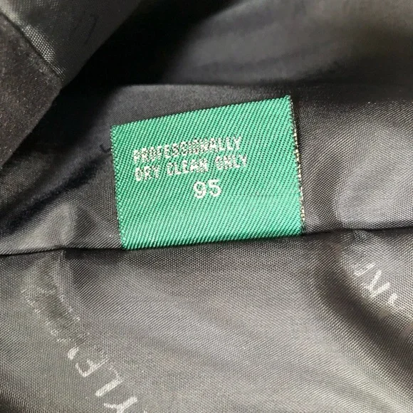 Larry Levine Classic Black Microfibre Jacket - Picture 3 of 5